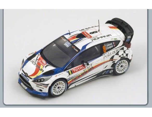 Spark Model S3343 FORD FIESTA RS N.8 6th MONTE CARLO 2012 DELECOUR-SAVIGNONI 1:43 Modellino