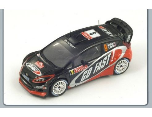 Spark Model S3344 FORD FIESTA RS N.9 11th MONTE CARLO 2012 WILSON-MARTIN 1:43 Modellino