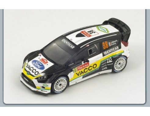 Spark Model S3347 FORD FIESTA RS N.38 MONTECARLO 2012 MAURIN-URAL 1:43 Modellino