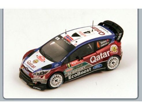 Spark Model S3355 FORD FIESTA N.4 6th MONTE CARLO 2013 OSTBERG-ANDERSSON 1:43 Auto Rally