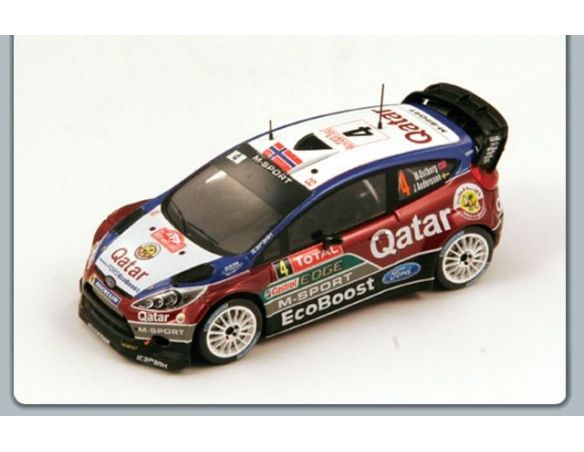 Spark Model S3355 FORD FIESTA N.4 6th MONTE CARLO 2013 OSTBERG-ANDERSSON 1:43 Auto Rally