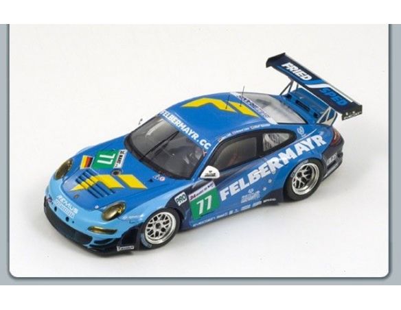 Spark Model S3418 PORSCHE 997 GT3 RSR N.77 16th LM 2011 1:43 Modellino