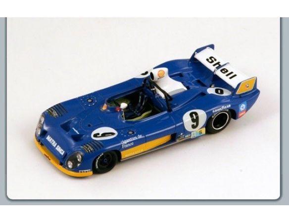 Spark Model S3554 MATRA SIMCA MS 670 B N.9 3rd LM 1974 JABOUILLE-MIGAULT 1:43 Modellino
