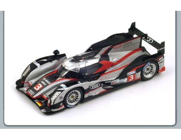 Spark Model S3702 AUDI R18 N.3 5th LM 2012 GENE-DUMAS-DUVAL 1:43 Modellino
