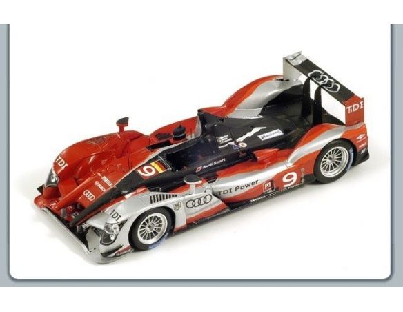 Spark Model S43LM10 AUDI R15 TDI N.9 WINNER LE MANS 2010 1:43 Modellino