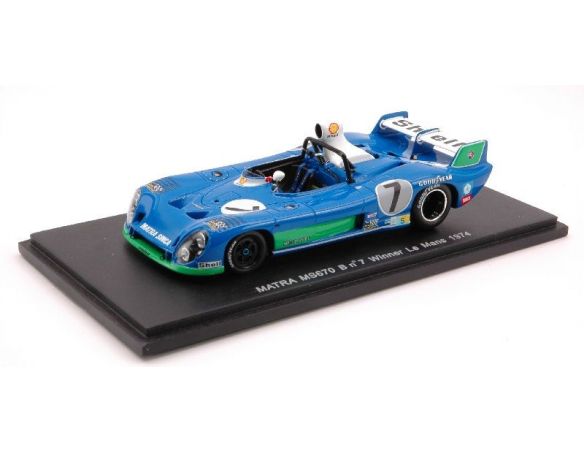 Spark Model S43LM74 MATRA MS 670 B N.7 WINNER LM 1974 PESCAROLO/LARROUSSE 1:43 Modellino