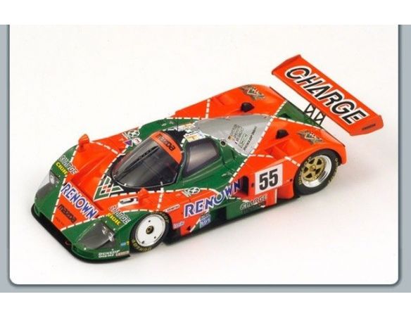 Spark Model S43LM91 MAZDA 787 B N.55 WINNER LM 1991 WEIDLER-HERBERT-GACHOT 1:43 Modellino