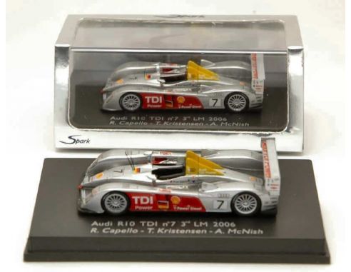 Spark Model S87003 AUDI R 10 TDI N.7 3rd LM 2006 1:87 Modellino