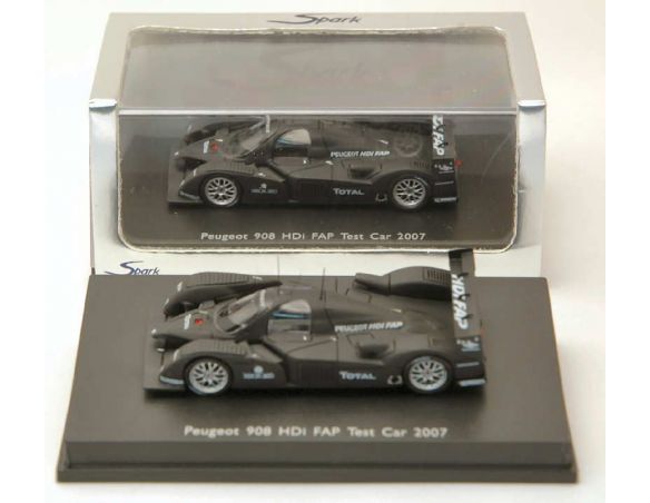 Spark Model S87007 PEUGEOT 908 TEST CAR 2007 1:87 Modellino
