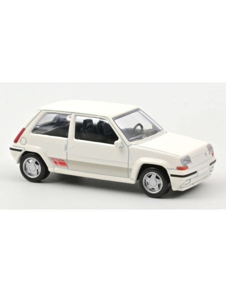 NOREV NV510538R RENAULT SUPERCINQ GT TURBO PH II 1988 WHITE JET CAR REPRODUCTION 1:43 Modellino