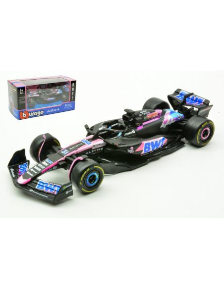 BBURAGO BU38219O BWT RACING ALPINE A524 N.31 2024 ESTEBAN OCON 1:43 Modellino