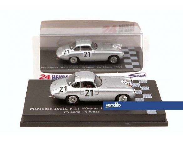 Spark Model S87LM52 MERCEDES 300 SL N.21 WINN.LM'52 1:87 Modellino