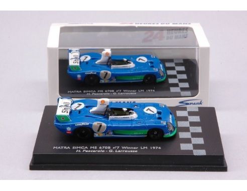 Spark Model S87LM74 MATRA SIMCA N.7 WINNER LM 1974 1:87 Modellino