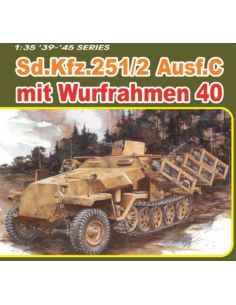 DRAGON D6284 Sd.Kfz.251 Ausf.C MIT WURFRAHMEN 40 KIT 1:35...