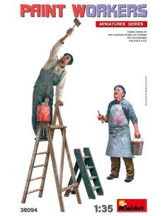 MINIART MIN38094 PAINT WORKERS WITH ACCESSORIES KIT 1:35...