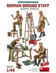 MINIART MIN49020 GERMAN GROUND STAFF W/ACCESSORIES NORTH...
