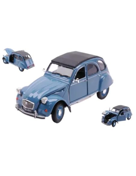 Welly WE3694 CITROEN 2 CV BLUE ASH 1:24 Modellino