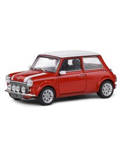 SOLIDO SL4316603 MINI COOPER S 1997 RED/WHITE 1:43 Modellino