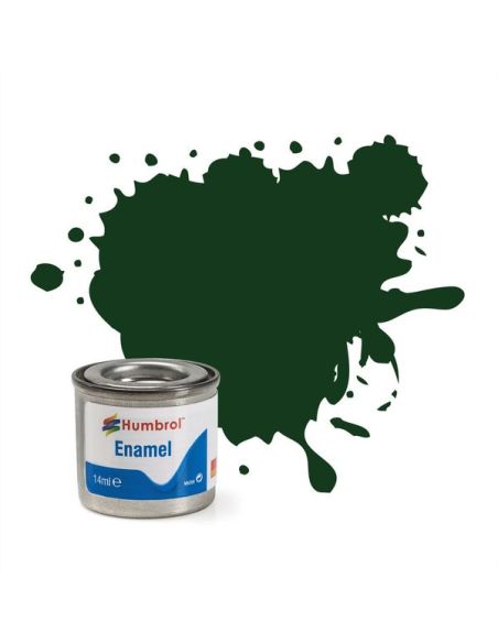HUMBROL AA0031 No.3 BRUNSWICK GREEN GLOSS Pz.6 Modellino