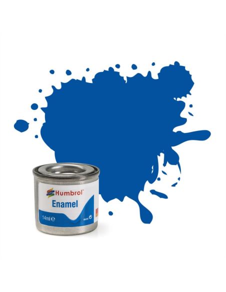 HUMBROL AA0151 No.14 FRENCH BLUE GLOSS Pz.6 Modellino
