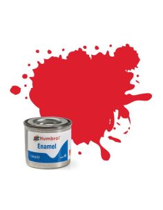 HUMBROL AA0206 No.19 BRIGHT RED GLOSS Pz.6 Modellino