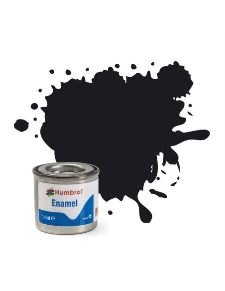 HUMBROL AA0237 No.21 BLACK GLOSS Pz.6 Modellino