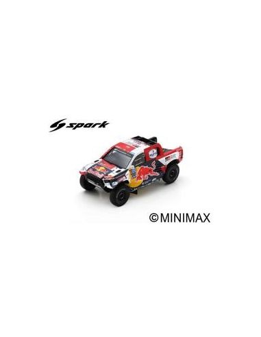 SPARK MODEL S5871 TOYOTA HILUX T1 N.200 WINNER DAKAR 2023 AL-ATTIYAH-MBAUMEL 1:43 Modellino