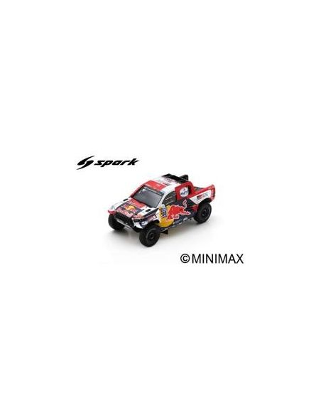 SPARK MODEL S5871 TOYOTA HILUX T1 N.200 WINNER DAKAR 2023 AL-ATTIYAH-MBAUMEL 1:43 Modellino