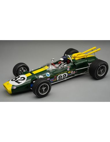 TECNOMODEL TMD18319A LOTUS 38 1965 WINNER 500 INDY N.82 JIM CLARK 1:18 Modellino