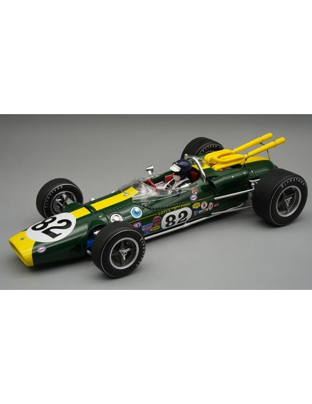 TECNOMODEL TMD18319A LOTUS 38 1965 WINNER 500 INDY N.82 JIM CLARK 1:18 Modellino