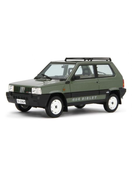 LAUDO RACING LM144B2 FIAT PANDA 4X4 SISLEY 2 1989 MET.GREEN 1:18 Modellino