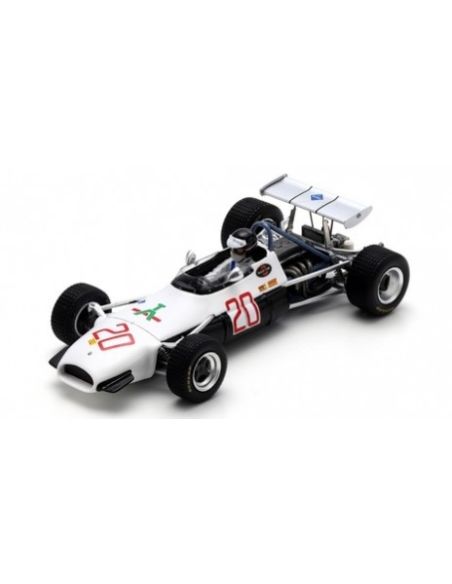 SPARK MODEL S8305 BRABHAM BT30 N.20 GERMAN GP 1969 KURT AHRENS 1:43 Modellino