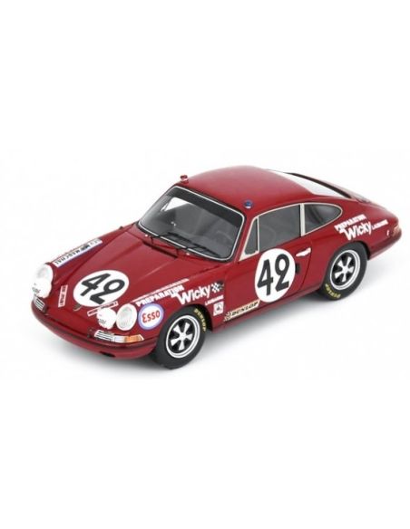 SPARK MODEL S9751 PORSCHE 911T N.42 24 H LE MANS 1969 A.WICKY-E.BERNEY 1:43 Modellino