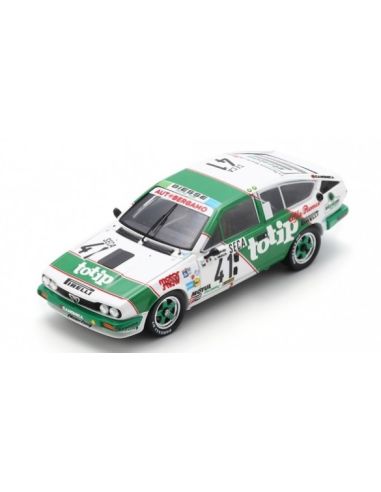 SPARK MODEL SB424 ALFA ROMEO GTV 6 N.41 24 H SPA 1984 LOMBARDI-FRANCIA-TANGO 1:43 Modellino