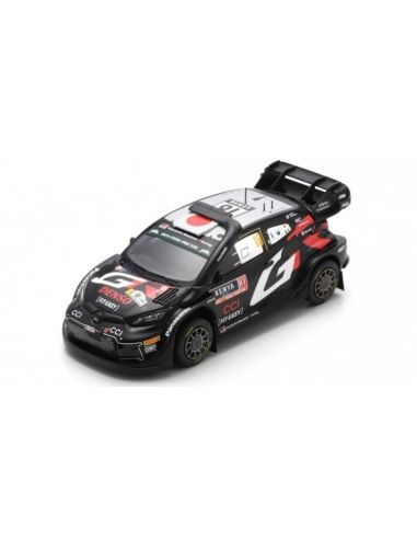 SPARK MODEL S6874 TOYOTA YARIS N.18 2nd SAFARI RALLY 2024 T.KATSUTA-A.JOHNSTON 1:43 Modellino