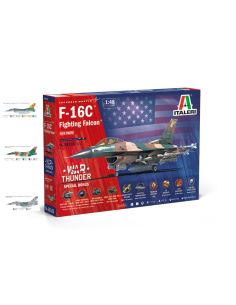 ITALERI IT35105 WAR THUNDER F-16C FIGHTING FALCON KIT...