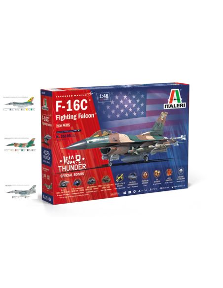 ITALERI IT35105 WAR THUNDER F-16C FIGHTING FALCON KIT 1:72 Modellino