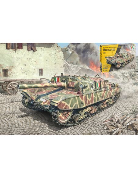 ITALERI IT6751 SEMOVENTE M43 DA 105/25 BASSOTTO KIT 1:35 Modellino