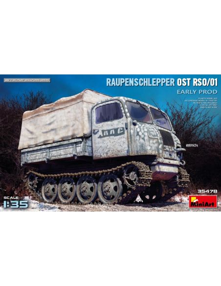 MINIART MIN35478 RAUPENSCHLEPPER OST RSO/01. EARLY PROD.KIT 1:35 Modellino