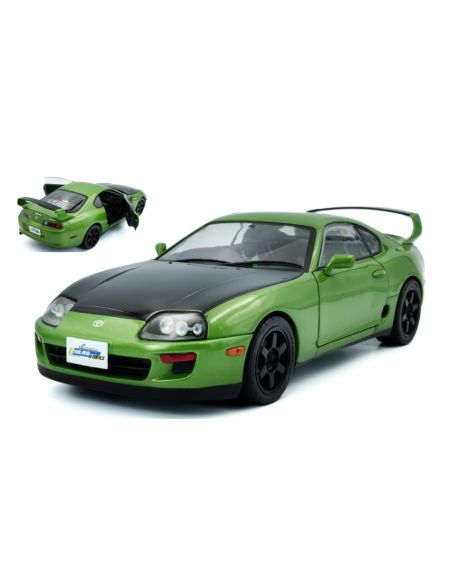 SOLIDO SL1807608 TOYOTA SUPRA MKIV (A80) COUPE 1993 GREEN/BLACK 1:18 Modellino