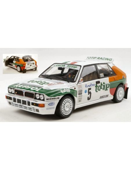 SOLIDO SL1807806 LANCIA DELTA HF INTEGRALE N.5 RALLY MONTEC.1993 AGHINI-FARNOCCHIA 1:18 Modellino