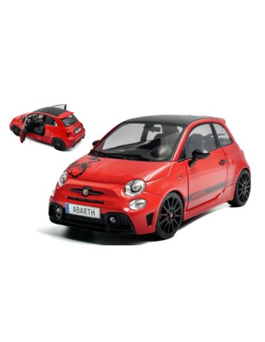 SOLIDO SL1811305 FIAT NUOVA 500 ABARTH 595 2022 MARANELLO RED 1:18 Modellino