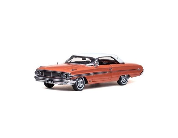 SunStar SS1443 FORD GALAXIE 500 XL HARD TOP 1964 SAMOAN CORAL/WHITE 1:18 Auto Stradali