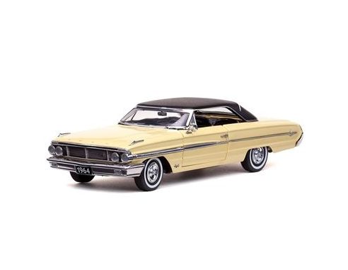 SunStar SS1444 FORD GALAXIE 500 XL HARD TOP 1964 SUNLIGHT YELLOW/BLACK 1:18 Modellino