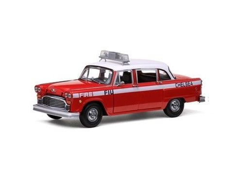 SunStar SS2508 CHECKER A11 1981 FIRE RESCUE 1:18 Modellino