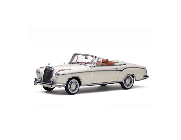 SunStar SS3555 MERCEDES 220 SE OPEN CONVERTIBLE 1958 WHITE 1:18 Auto Stradali