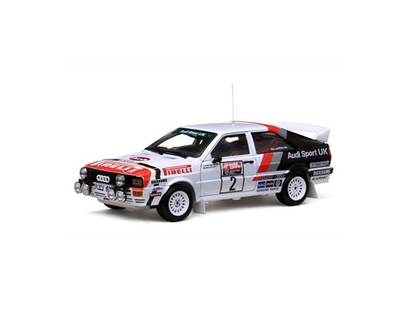 SunStar SS4198 AUDI QUATTRO N.2 1982 WINNER SCOTTISH RALLY 1:18 Auto Rally
