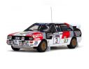 SunStar SS4225 AUDI QUATTRO A2 N.3 WINNER RAC 1983 BLOMQVIST-CEDERBERG 1:18 Modellino