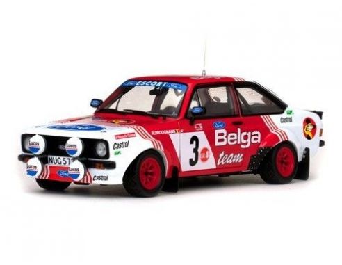 SunStar SS4457 FORD ESCORT RS 1800 N.3 BIANCHI RALLY 1982 R.DROOGMANS-R.JOOSTEN 1:18 Modellino