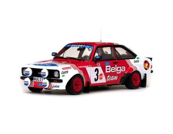 SunStar SS4457 FORD ESCORT RS 1800 N.3 BIANCHI RALLY 1982 R.DROOGMANS-R.JOOSTEN 1:18 Modellino